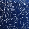 blauer elastischer Samt mit Glitzer