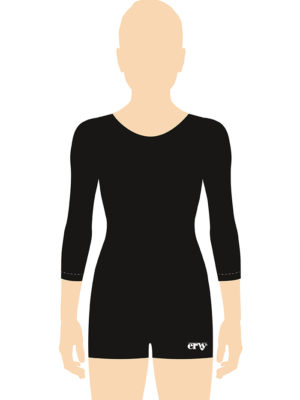 ERVY Basic Catsuit mit 3/4 Arm und Rundhals