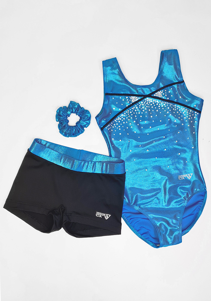 Car&Gus Gymnastikanzug Kinder – Blau, Langärmlig, Ideal Für Fasching & Sport