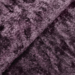 dunkelamethyst farbener elastischer Samt gecrasht - 11X5-dunkelamethyst