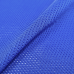 Transparenter Netzstoff, Mesh in royalblau