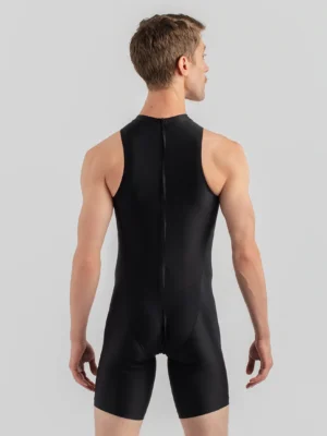 ERVY TAJAN Basic Triathlonanzug mit Rückenreißverschluss und Zipper Pull Kordel zum leichteren Öffnen.